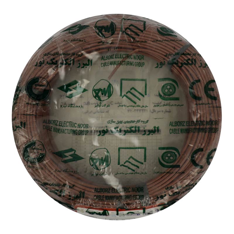 سیم برق افشان 1.5*1 لینکو حلقه 100 متری