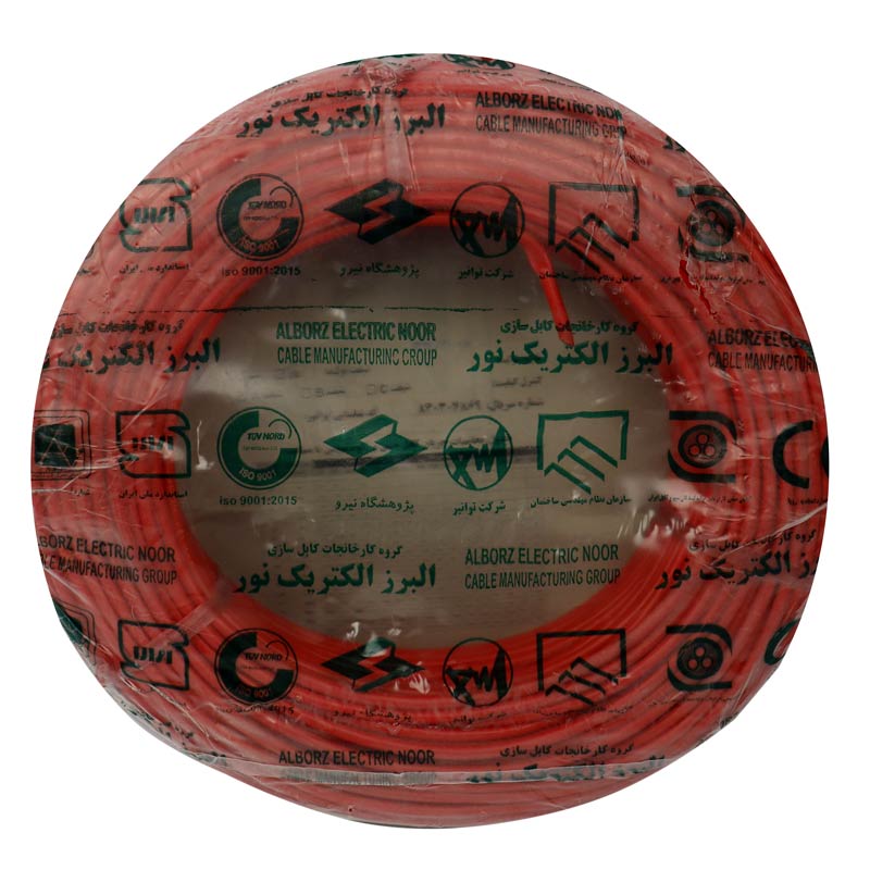 سیم برق افشان 6*1 لینکو حلقه 100 متری