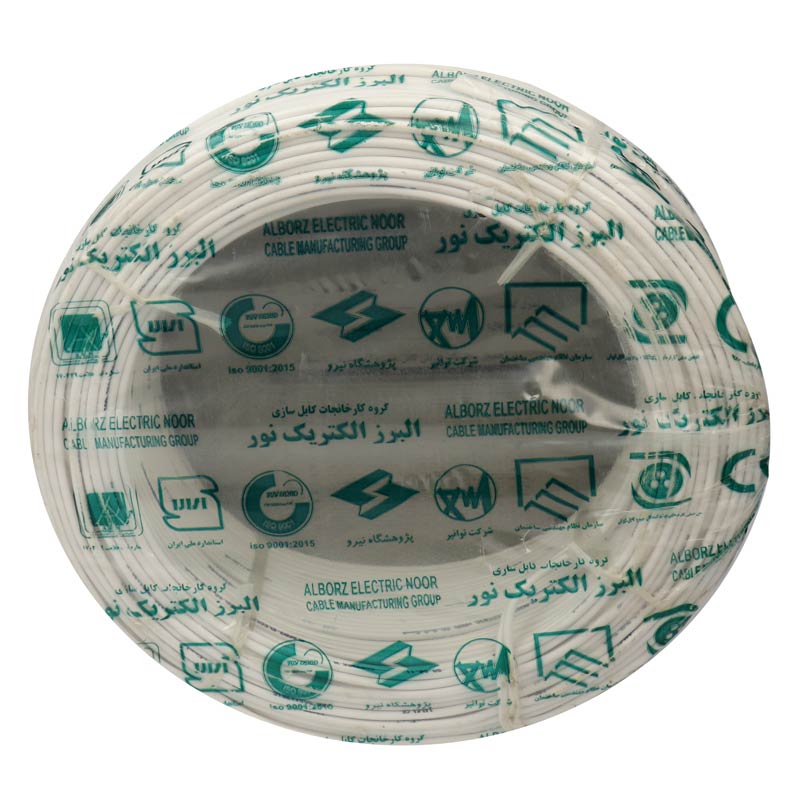 سیم برق افشان نایلونی 2.5*2 لینکو حلقه 100 متری