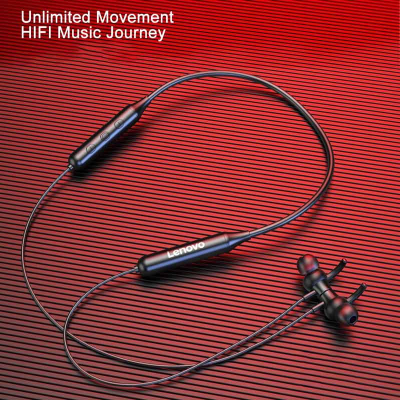 هندزفری بلوتوث دورگردنی Lenovo H201