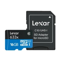 رم میکرو 16 گیگ لکسار Lexar 633X U1 C10 95MB/s + خشاب