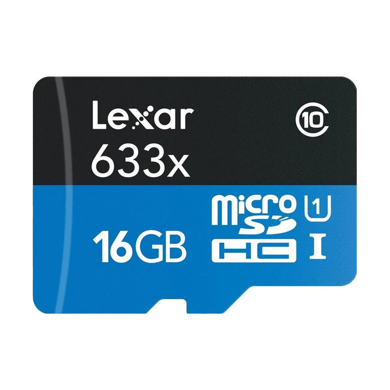 رم میکرو 16 گیگ لکسار Lexar 633X U1 C10 95MB/s + خشاب