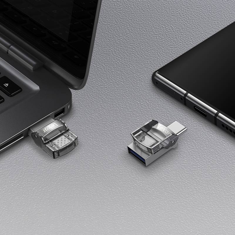 فلش 32 گیگ لکسار Lexar JumpDrive D35c OTG Type-C USB3.0