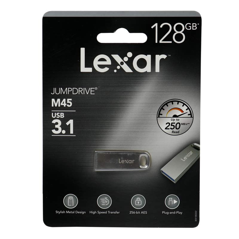 فلش 128 گیگ لکسار Lexar JumpDrive M45 USB3.1