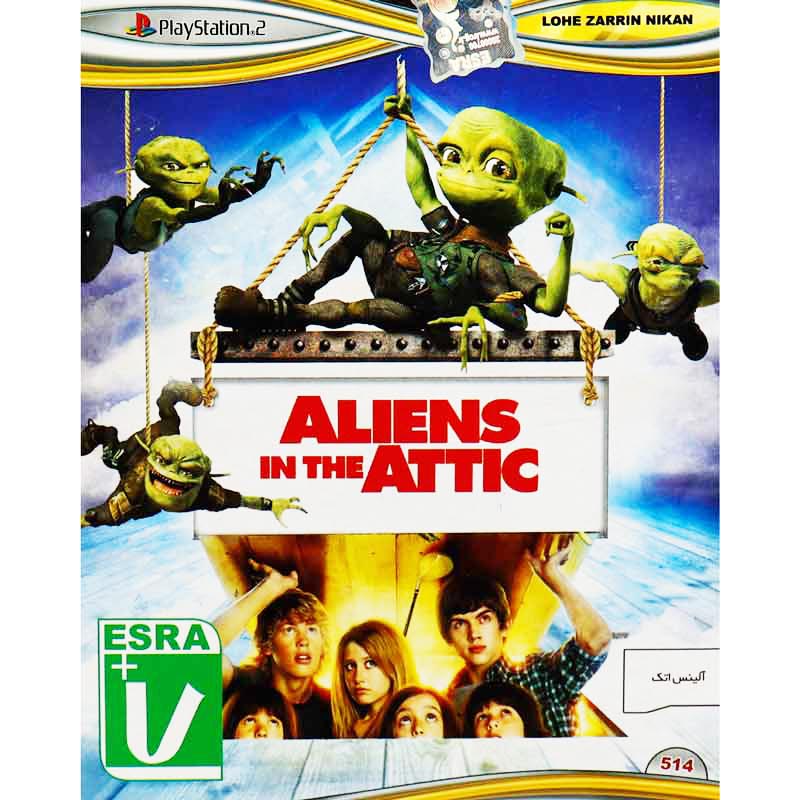 بازی Aliens In The Attic لوح زرین مناسب برای PS2