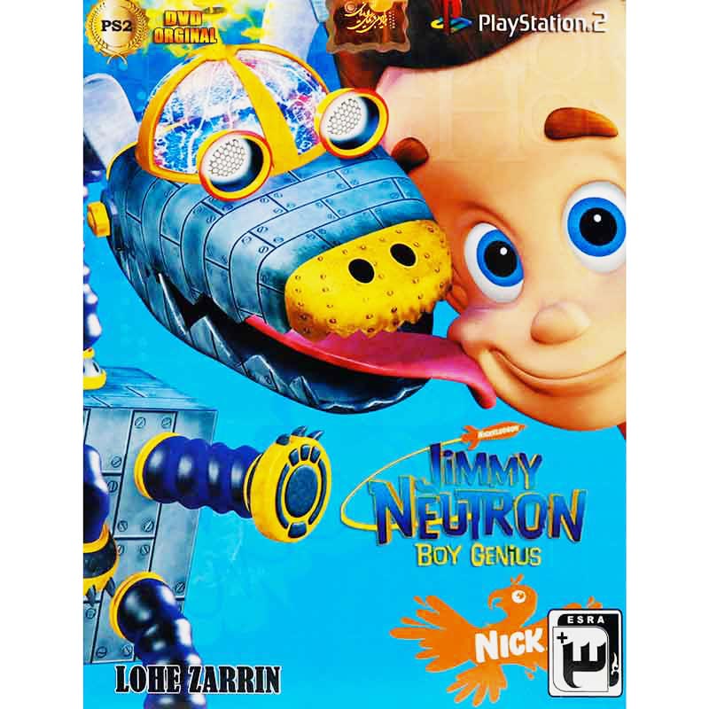 بازی Jimmy Neutron Boy Genius لوح زرین مناسب برای PS2