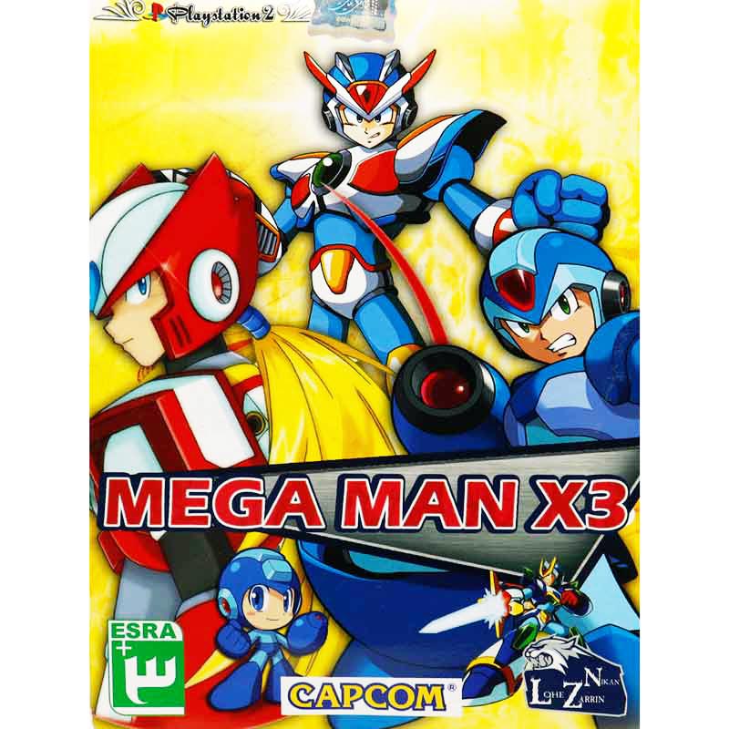 بازی Mega Man X3 لوح زرین مناسب برای PS2