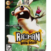 بازی Rayman Raving Rabbids لوح زرین مناسب برای PS2