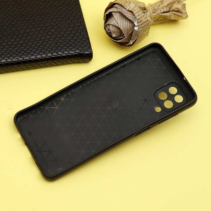 قاب چرمی Mont Blanc سامسونگ Galaxy A12 محافظ لنزدار