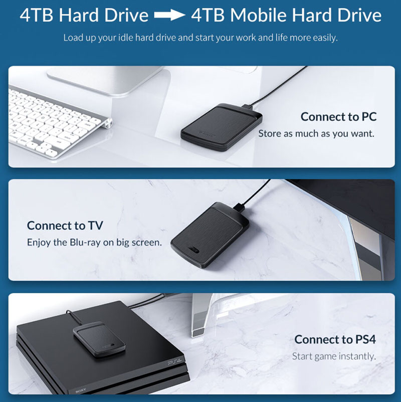 باکس هارد 2.5 اینچی HDD/SSD اوریکو 2020U3