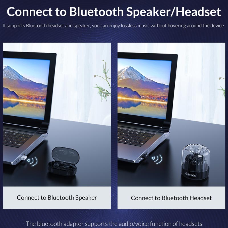 دانگل بلوتوث کامپیوتر Orico BTA-508 USB