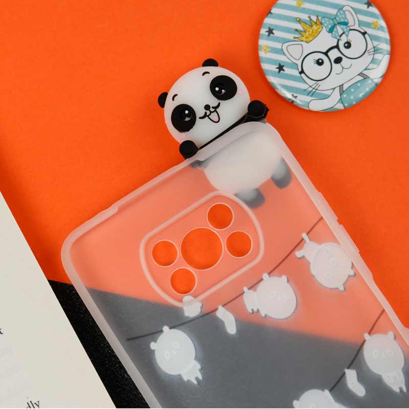 قاب عروسکی طرح پاندا Xiaomi Poco x3/x3 NFC/x3 pro