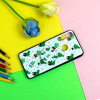 قاب فانتزی برجسته + پاپ سوکت طرح کاکتوس هواوی Y6p سری D