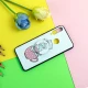 قاب فانتزی برجسته + پاپ سوکت طرح گربه هواوی Y6p سری D