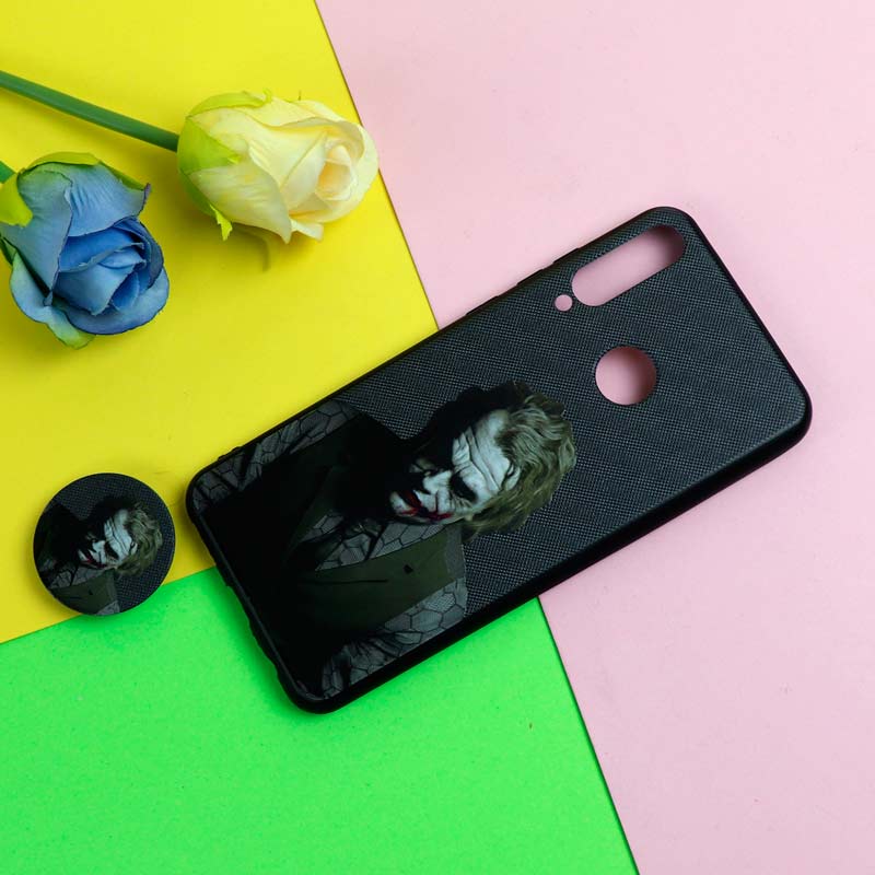 قاب فانتزی برجسته + پاپ سوکت طرح Joker هواوی Y6p سری D