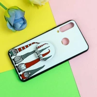 قاب فانتزی برجسته + پاپ سوکت طرح کوتوله هواوی Y6p سری D