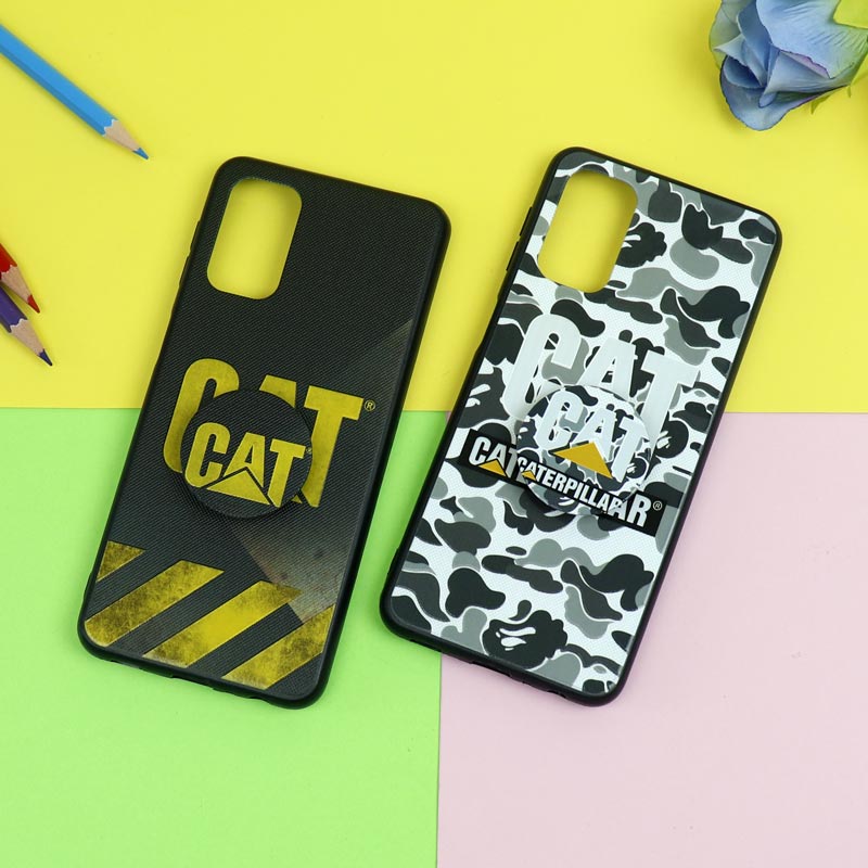 قاب فانتزی برجسته + پاپ سوکت طرح CAT سامسونگ A32 سری D