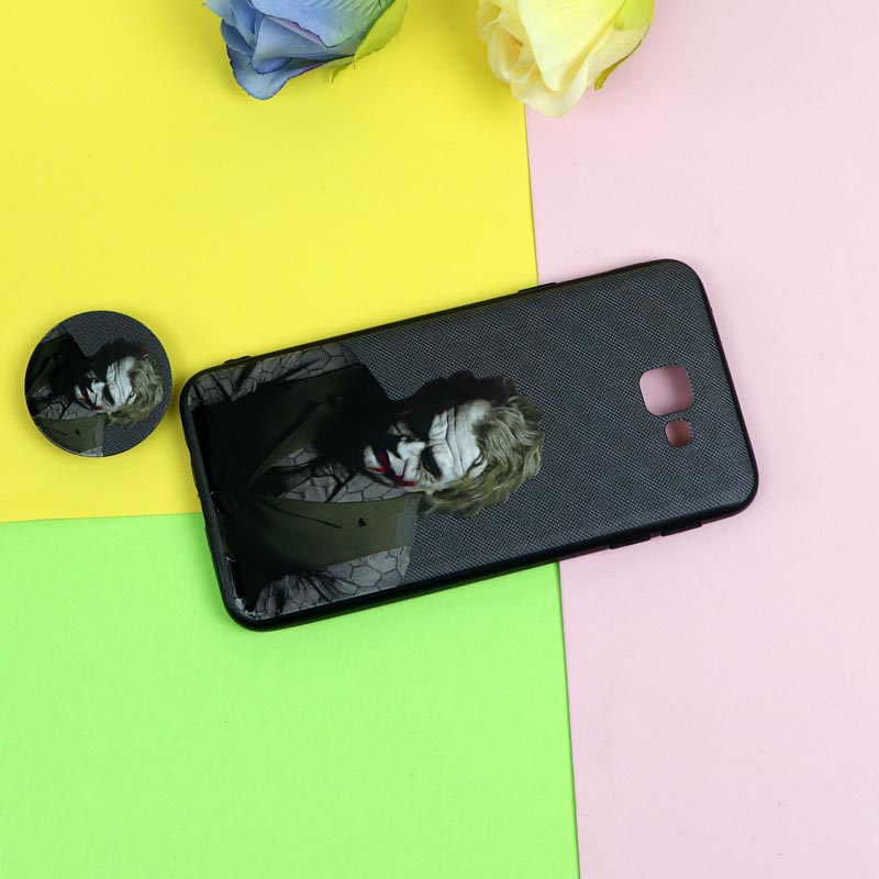 قاب فانتزی برجسته + پاپ سوکت طرح Joker سامسونگ J5 Prime سری D