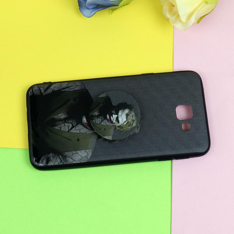 قاب فانتزی برجسته + پاپ سوکت طرح Joker سامسونگ J5 Prime سری D
