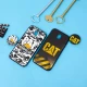 قاب فانتزی برجسته + پاپ سوکت طرح CAT سامسونگ J5 Pro سری D