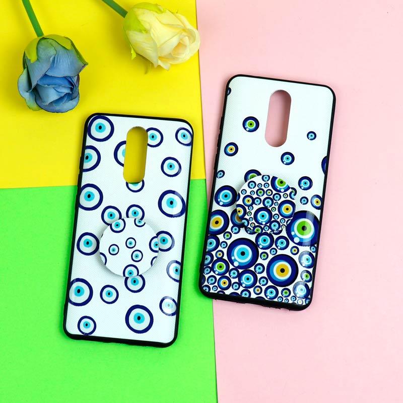 قاب فانتزی برجسته + پاپ سوکت طرح چشم و نظر شیائومی Redmi 8 سری D