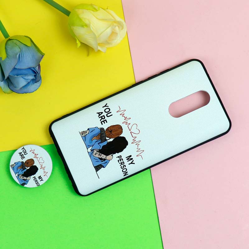 قاب فانتزی برجسته + پاپ سوکت طرح Friends شیائومی Redmi 8 سری D