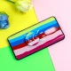 قاب فانتزی برجسته + پاپ سوکت طرح رنگین کمان شیائومی Redmi 8 سری D