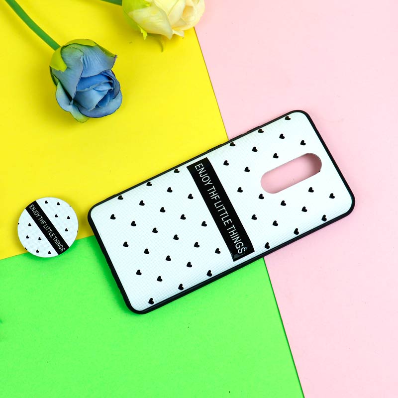 قاب فانتزی برجسته + پاپ سوکت طرح قلب شیائومی Redmi 8 سری D