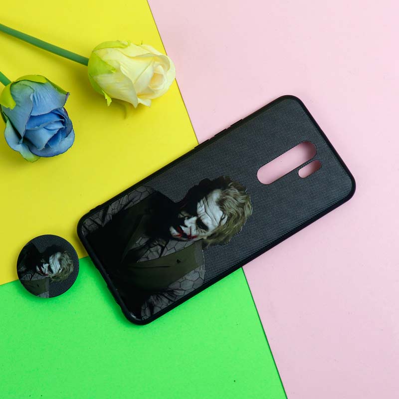 قاب فانتزی برجسته + پاپ سوکت طرح Joker شیائومی Redmi 9 سری D