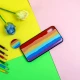 قاب فانتزی برجسته + پاپ سوکت طرح رنگین کمان شیائومی Redmi 9A سری D