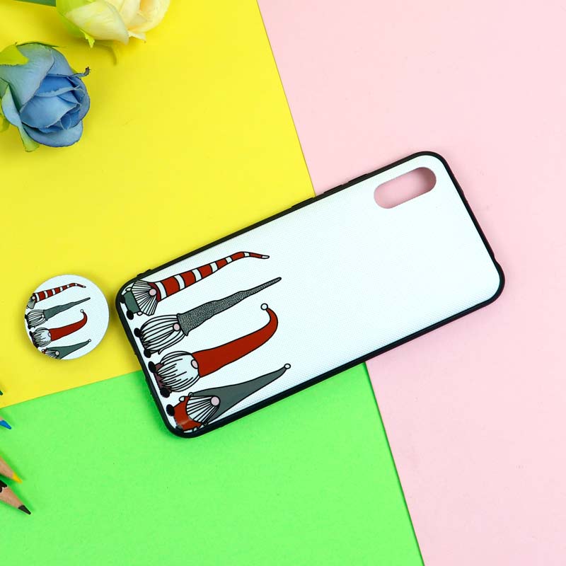 قاب فانتزی برجسته + پاپ سوکت طرح کوتوله شیائومی Redmi 9A سری D