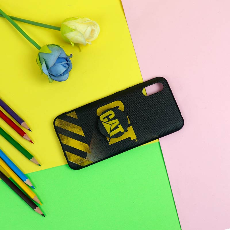 قاب فانتزی برجسته + پاپ سوکت طرح CAT شیائومی Redmi 9A سری D
