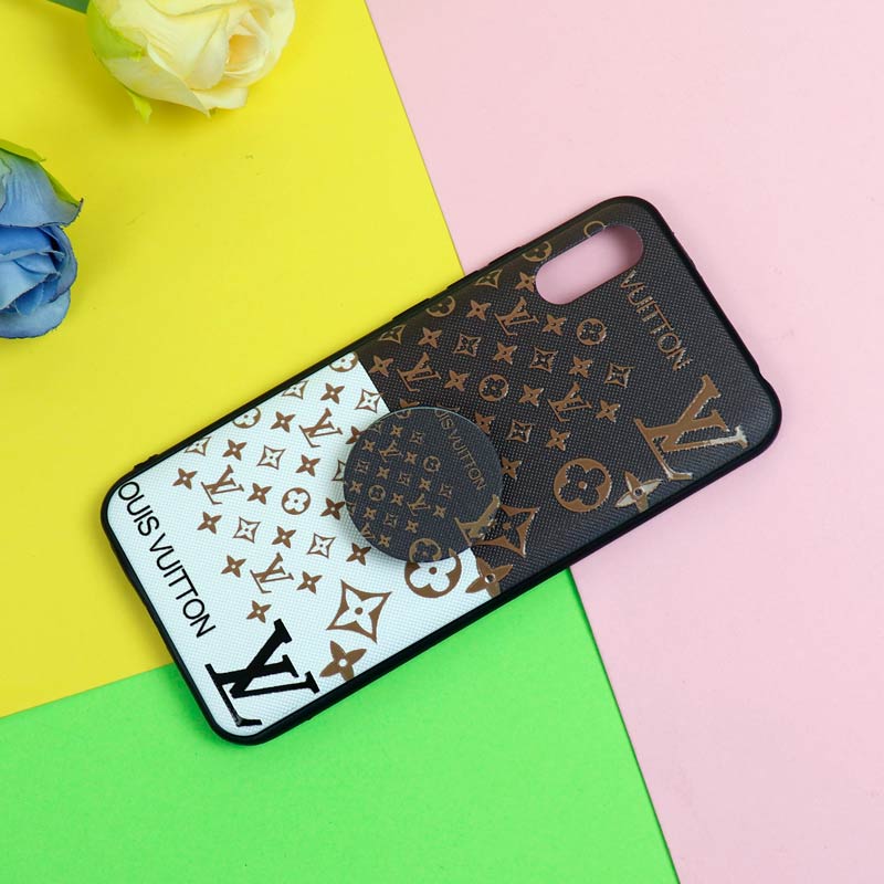 قاب فانتزی برجسته + پاپ سوکت طرح LV شیائومی Redmi 9A سری D