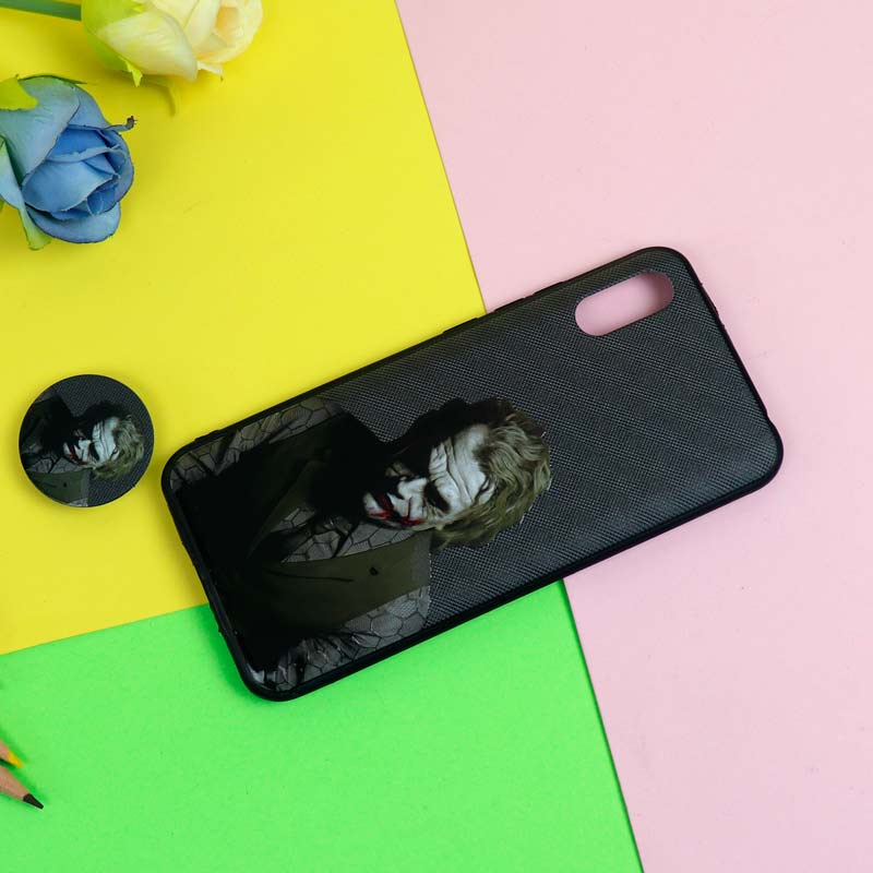 قاب فانتزی برجسته + پاپ سوکت طرح Joker شیائومی Redmi 9A سری D