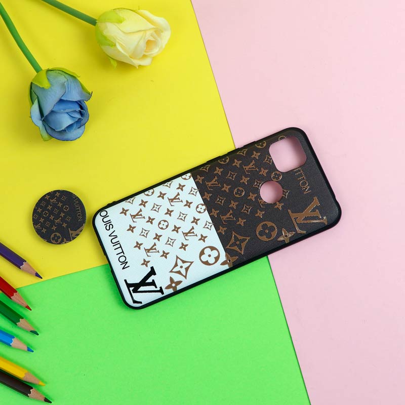 قاب فانتزی برجسته + پاپ سوکت طرح LV شیائومی Redmi 9C سری D
