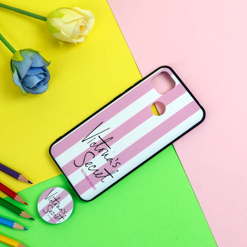 قاب فانتزی برجسته + پاپ سوکت طرح ویکتوریا شیائومی Redmi 9C سری D