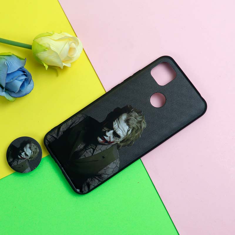 قاب فانتزی برجسته + پاپ سوکت طرح Joker شیائومی Redmi 9C سری D