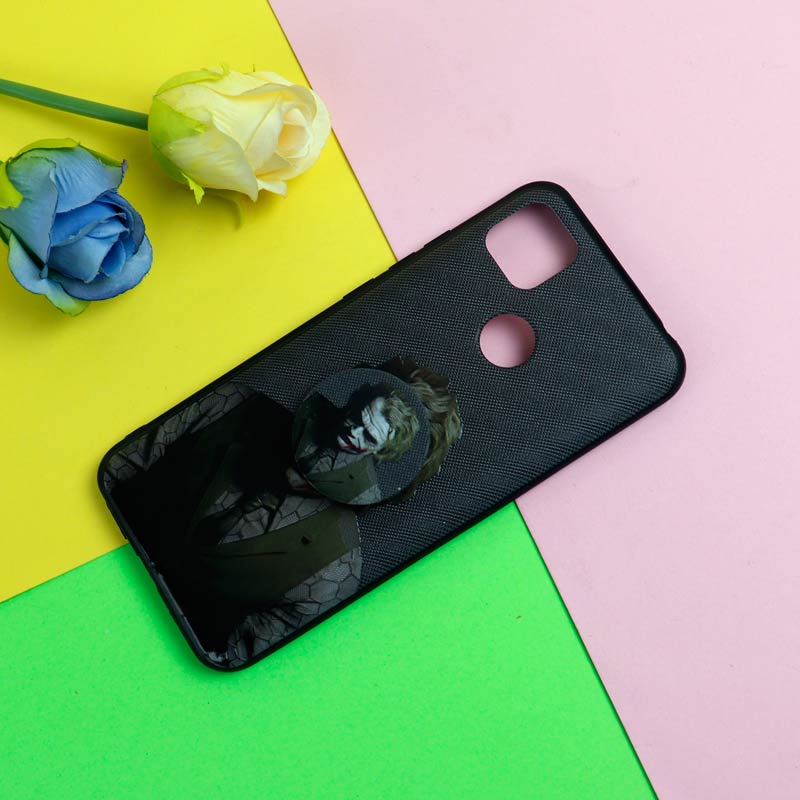 قاب فانتزی برجسته + پاپ سوکت طرح Joker شیائومی Redmi 9C سری D