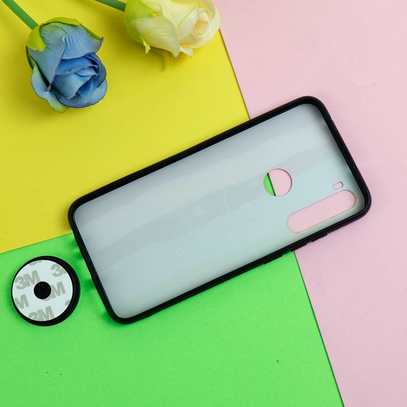 قاب فانتزی برجسته + پاپ سوکت طرح رنگین کمان شیائومی Redmi Note 8 سری D