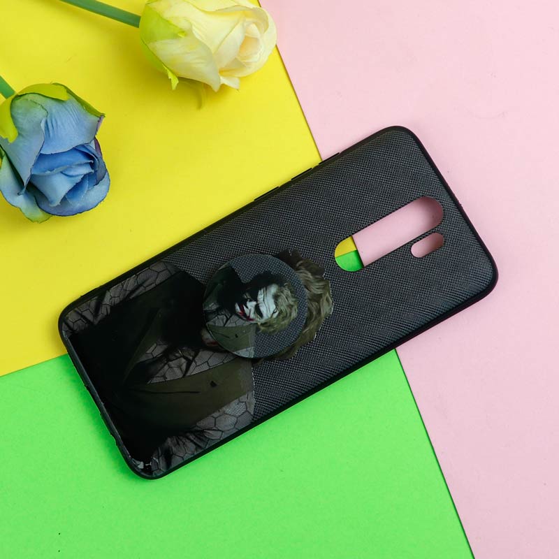 قاب فانتزی برجسته + پاپ سوکت طرح Joker شیائومی Redmi Note 8 Pro سری D