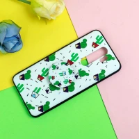 قاب فانتزی برجسته + پاپ سوکت طرح کاکتوس شیائومی Redmi Note 8 Pro سری D