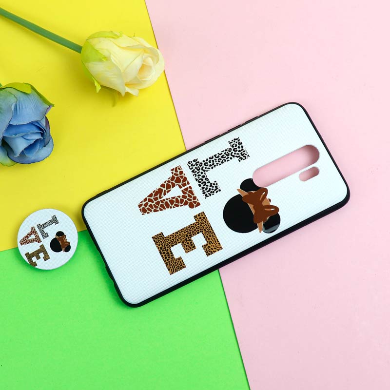 قاب فانتزی برجسته + پاپ سوکت طرح میکی موس شیائومی Redmi Note 8 Pro سری D