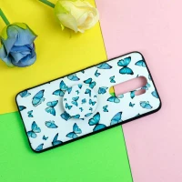 قاب فانتزی برجسته + پاپ سوکت طرح پروانه شیائومی Redmi Note 8 Pro سری D