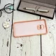 قاب محافظ لنزدار پاپ سوکت دار صورتی Xiaomi Redmi Note 9s / Note 9 Pro
