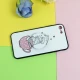 قاب فانتزی برجسته + پاپ سوکت طرح گربه آیفون iPhone 7/8 سری D