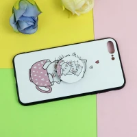 قاب فانتزی برجسته + پاپ سوکت طرح گربه آیفون iPhone 7 Plus / 8 Plus سری D