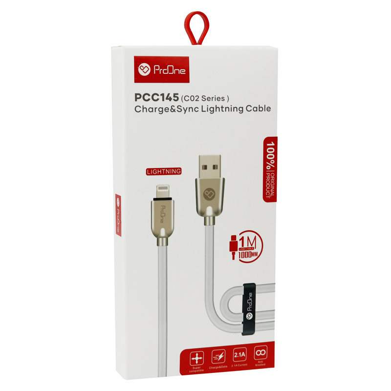 کابل آیفونی ProOne C02 Series PCC145 2.1A 1m