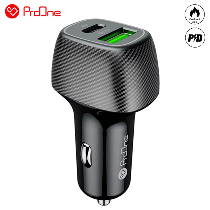 شارژر فندکی فست شارژ ProOne CX12 PCG19 PD QC3 36W