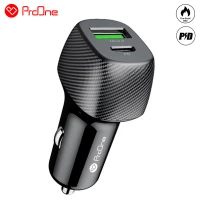 شارژر فندکی فست شارژ ProOne CX12 PCG19 PD QC3 36W