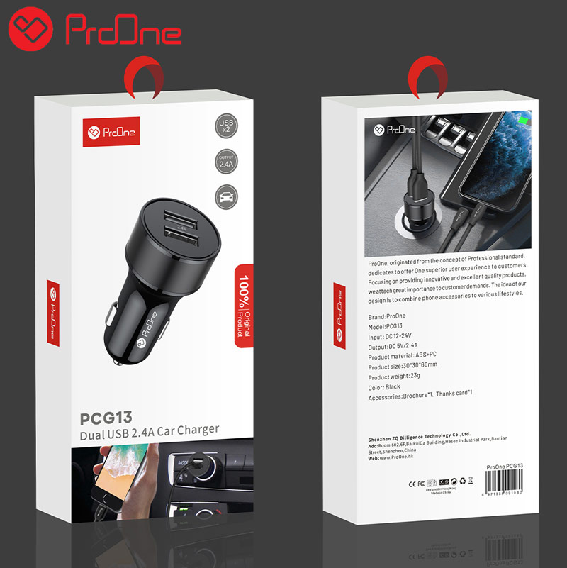 شارژر فندکی ProOne PCG13 2.4A